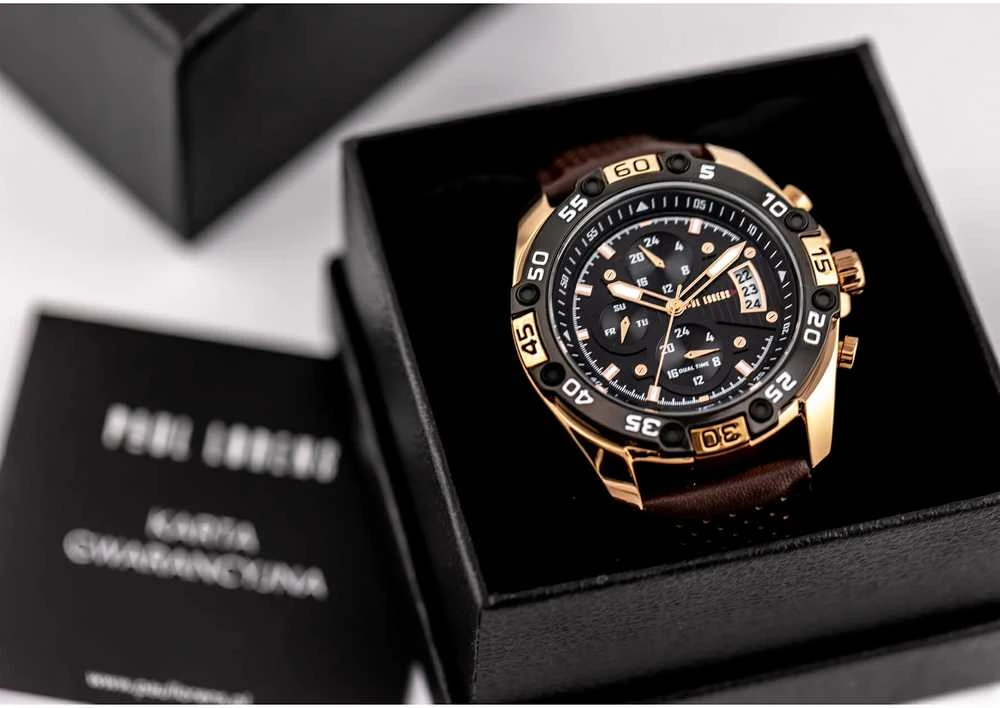 Laikrodis PAUL LORENS MALE WATCH -PL8754A5-1B1 (zg375d) + BOX