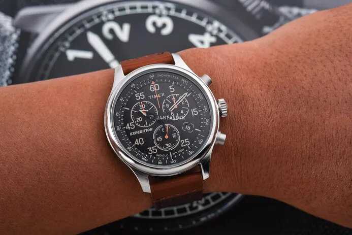 TIMEX vyriškas „Expedition Field Chronograph“ laikrodis, 43 mm, TW4B26800 + dėžutė