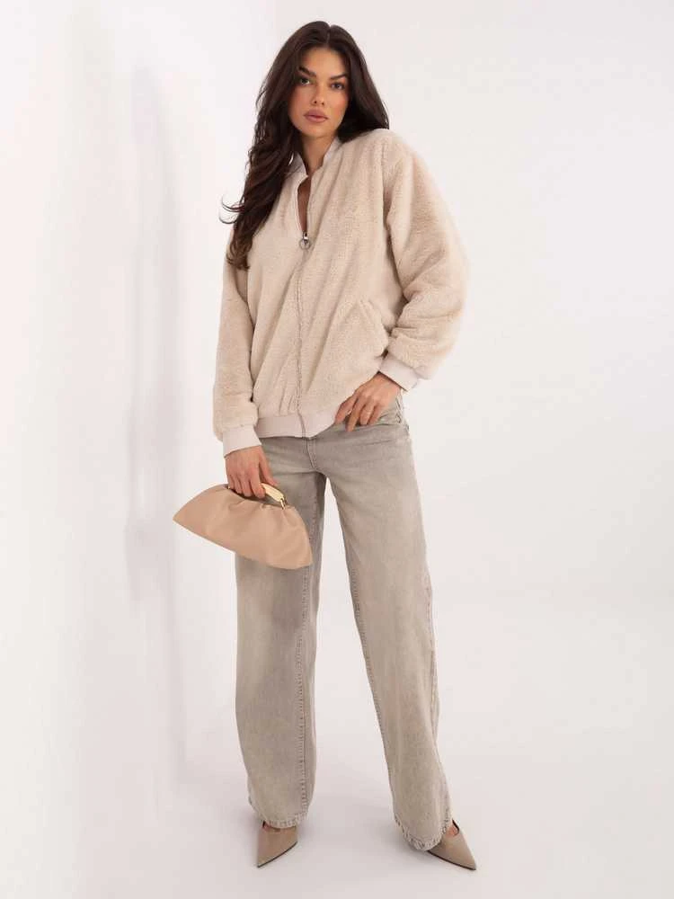 Lakerta Bluza-LK-BL-510136.89-jasny smėlio spalva