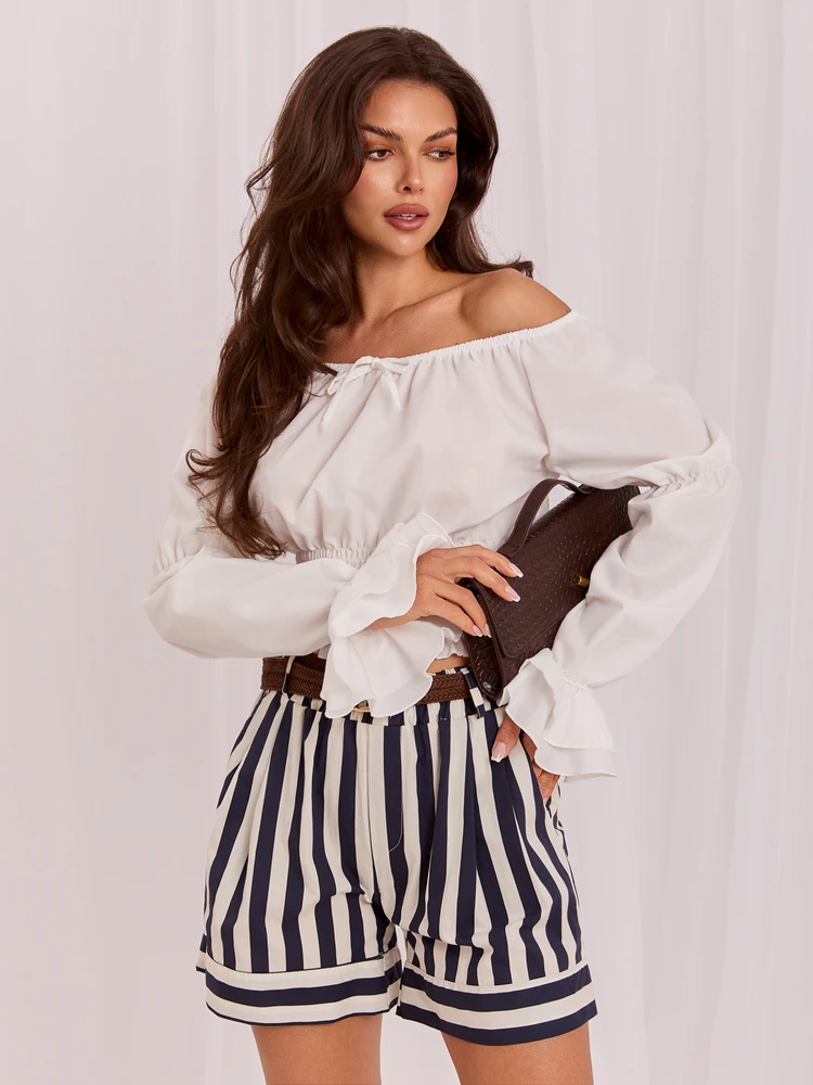 Lakerta Bluzka-LK-BZ-509779.13-balta