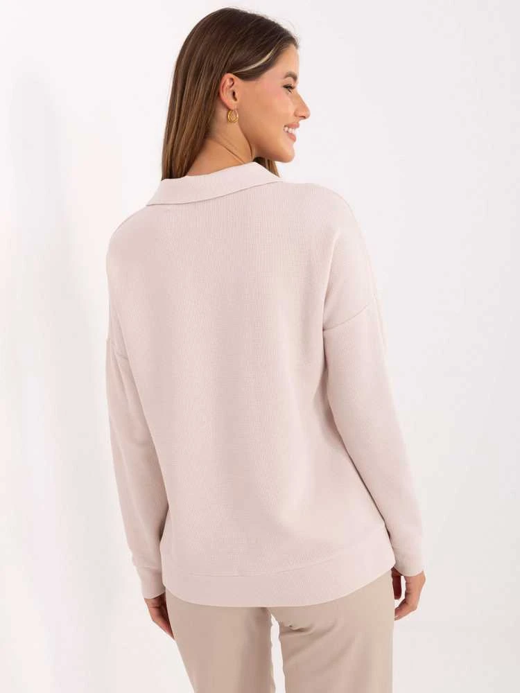 Lakerta Bluzka-LK-BZ-510126.00-jasny smėlio spalva