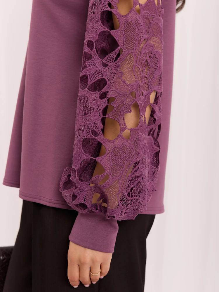 Lakerta Bluzka-LK-BZ-510137.97-violetinė