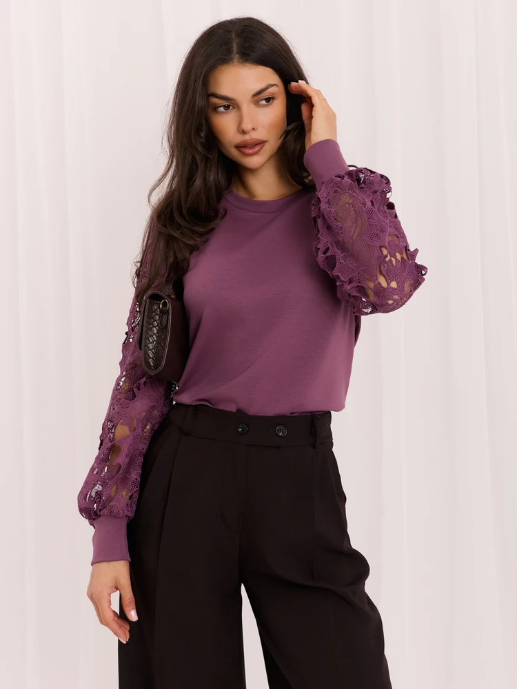 Lakerta Bluzka-LK-BZ-510137.97-violetinė
