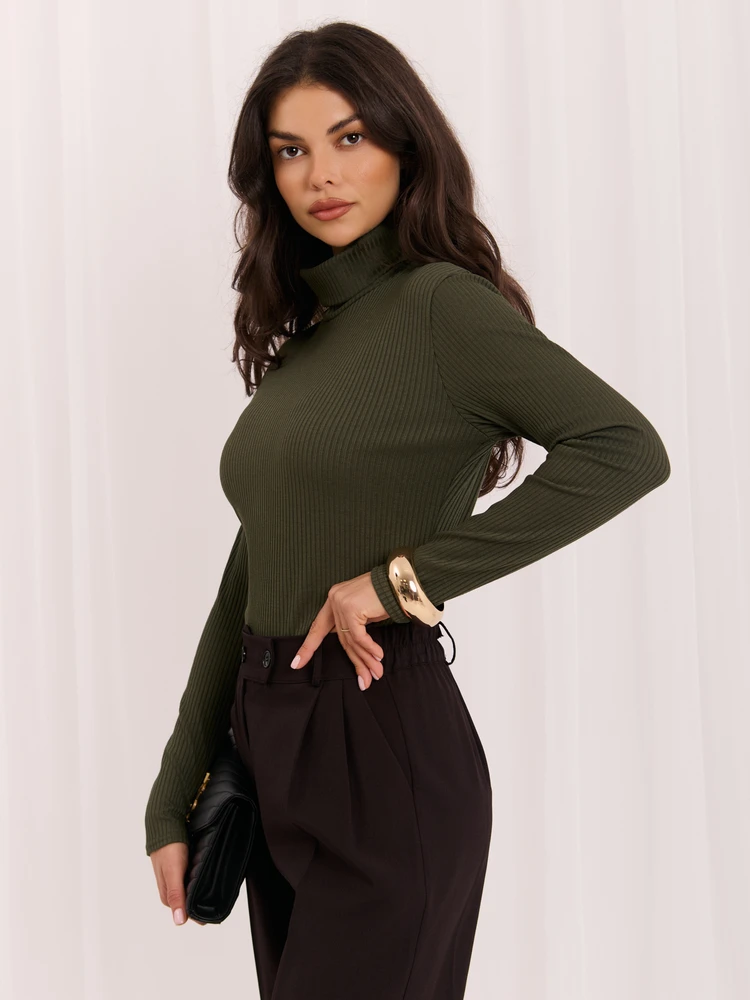 Lakerta Bluzka-LK-BZ-510155.75-khaki