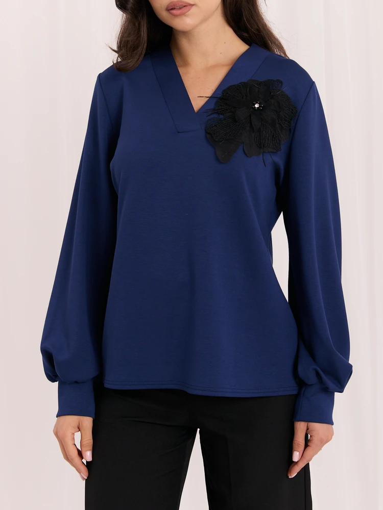 Lakerta Bluzka-LK-BZ-510212.93-ciemny mėlyna