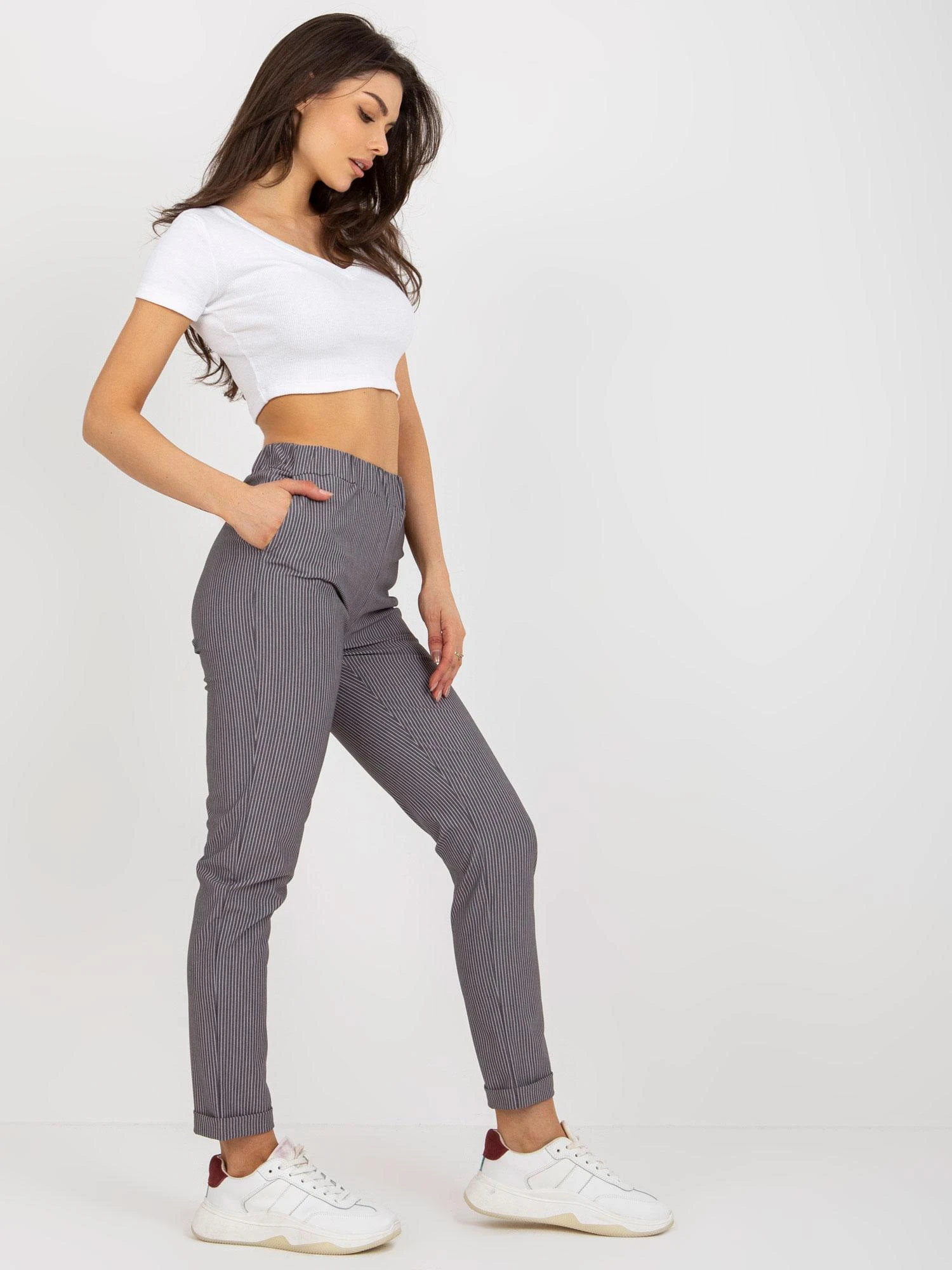 Lakerta Kelnės-LK-SP-506616-2,26X-tamsiai violetinė