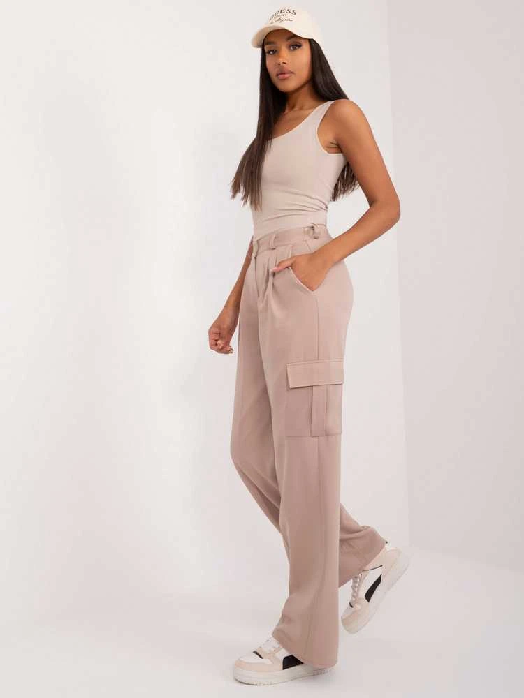 Lakerta Kelnės-LK-SP-509641.95-smėlio spalvos