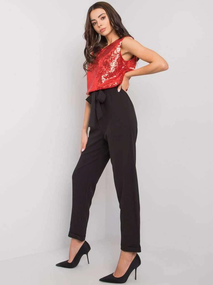 Lakerta Kombinezonas moterims LK-KO-507264.83P-juoda-raudona