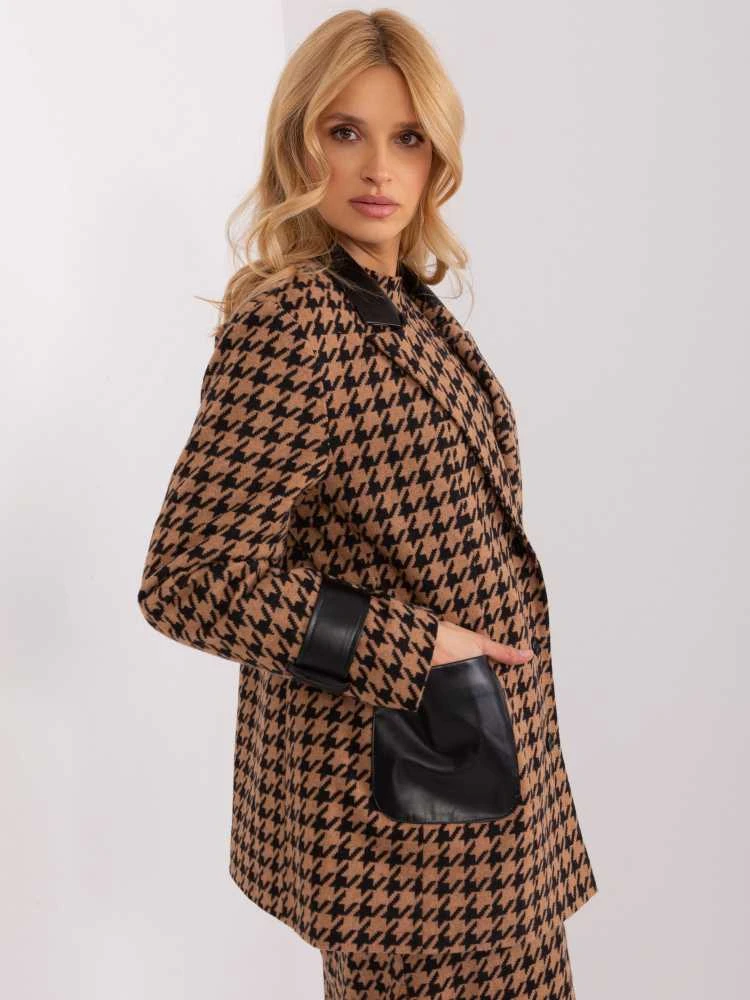 Lakerta Švarkas moterims -LK-MA-509511.99-juoda