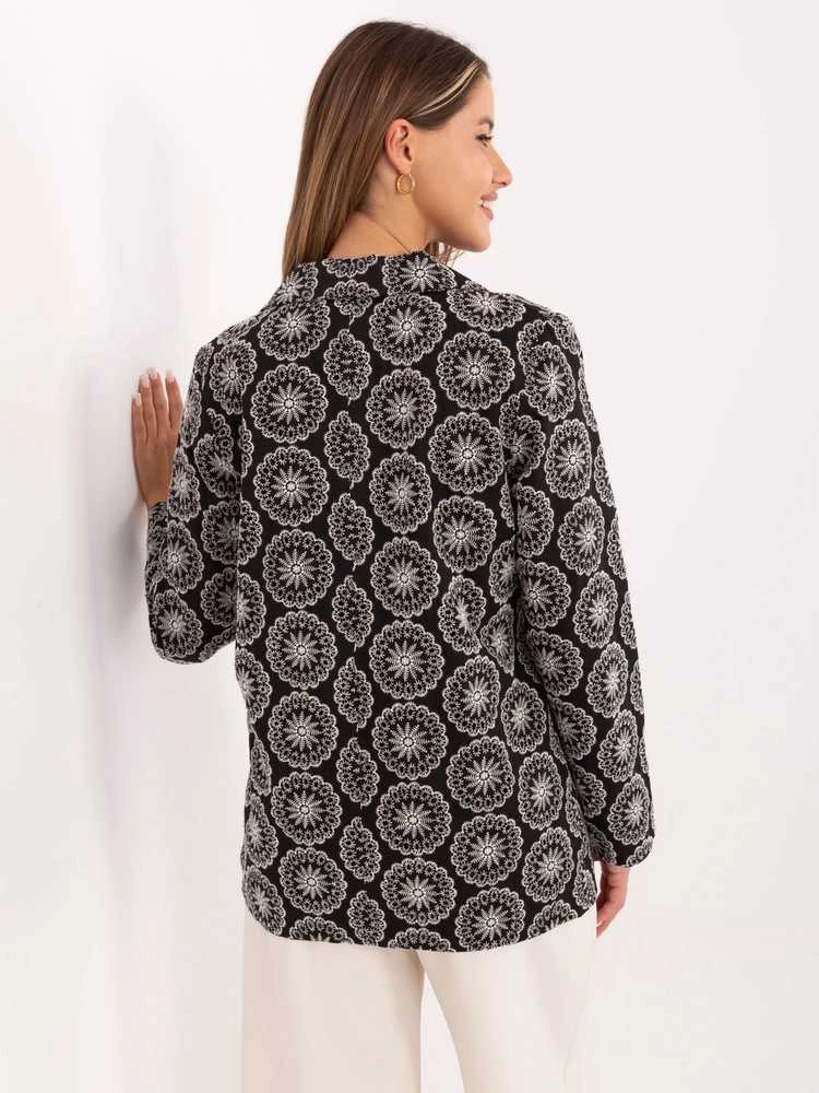 Lakerta Švarkas moterims -LK-MA-510103.90-juoda