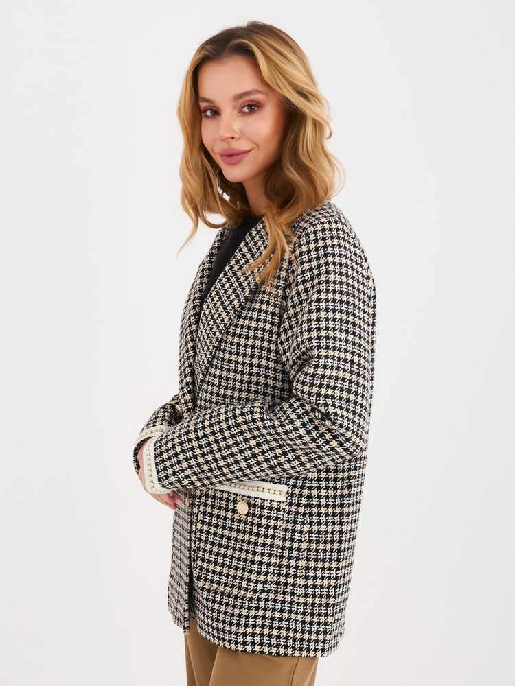 Lakerta Švarkas moterims -LK-MA-510149.93-juoda-geltona