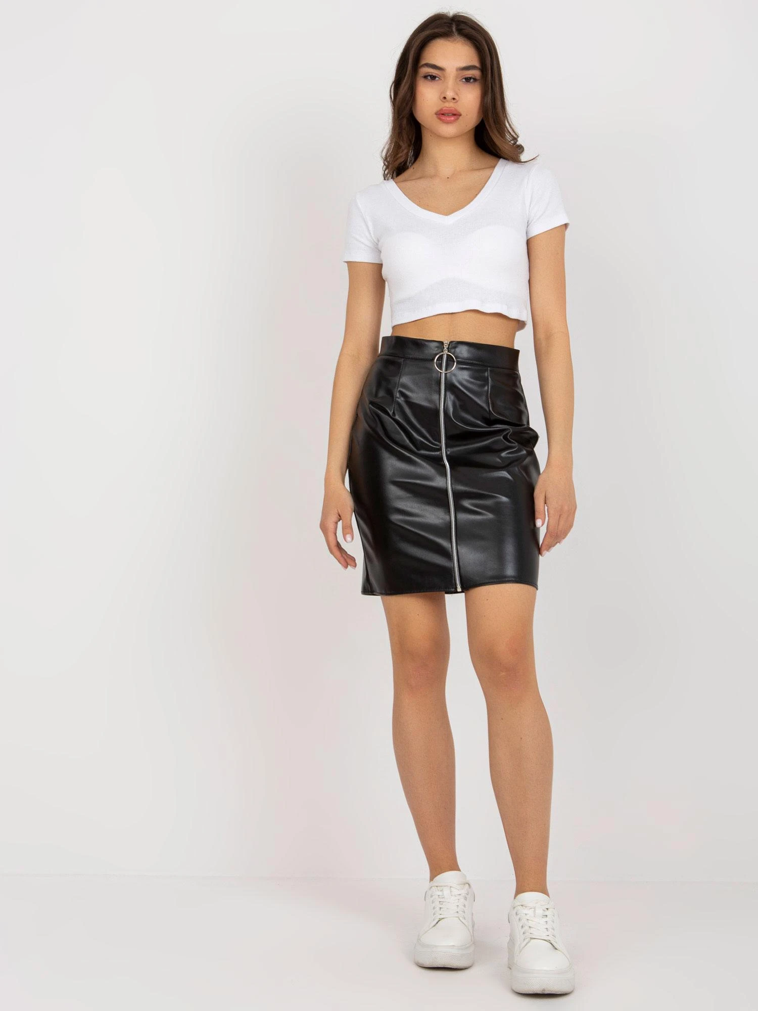 Lakerta Spódnica-LK-SD-507827.88-juoda