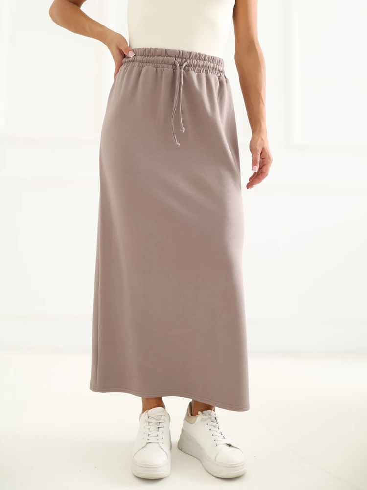 Lakerta Spódnica-LK-SD-510263.16-ciemny bezowy