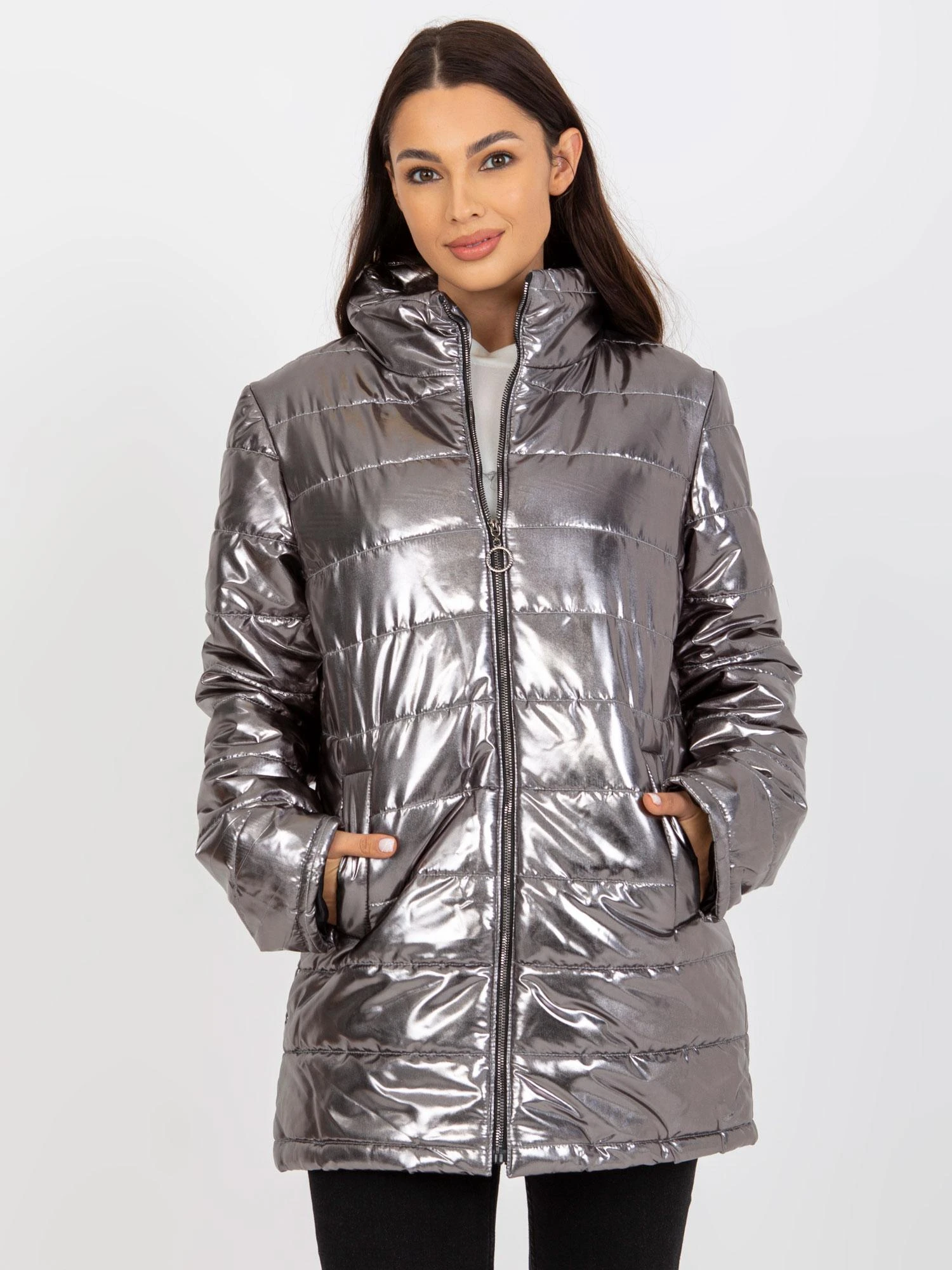 Lakerta Striukė moterims-LK-KR-507846.79P-sidabrinė