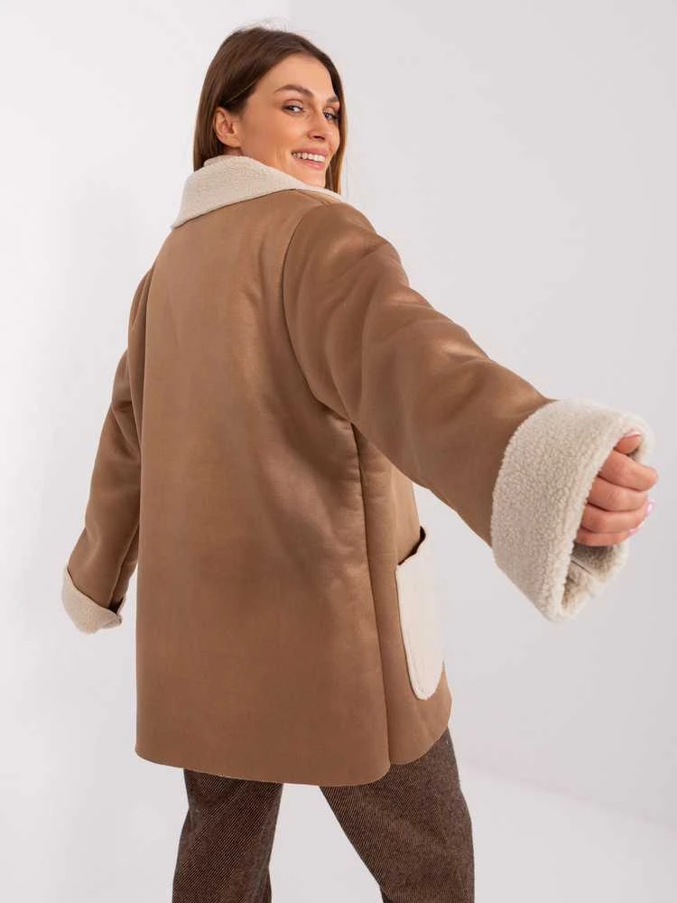 Lakerta Striukė moterims-LK-KR-509454-1.96P-camelowy