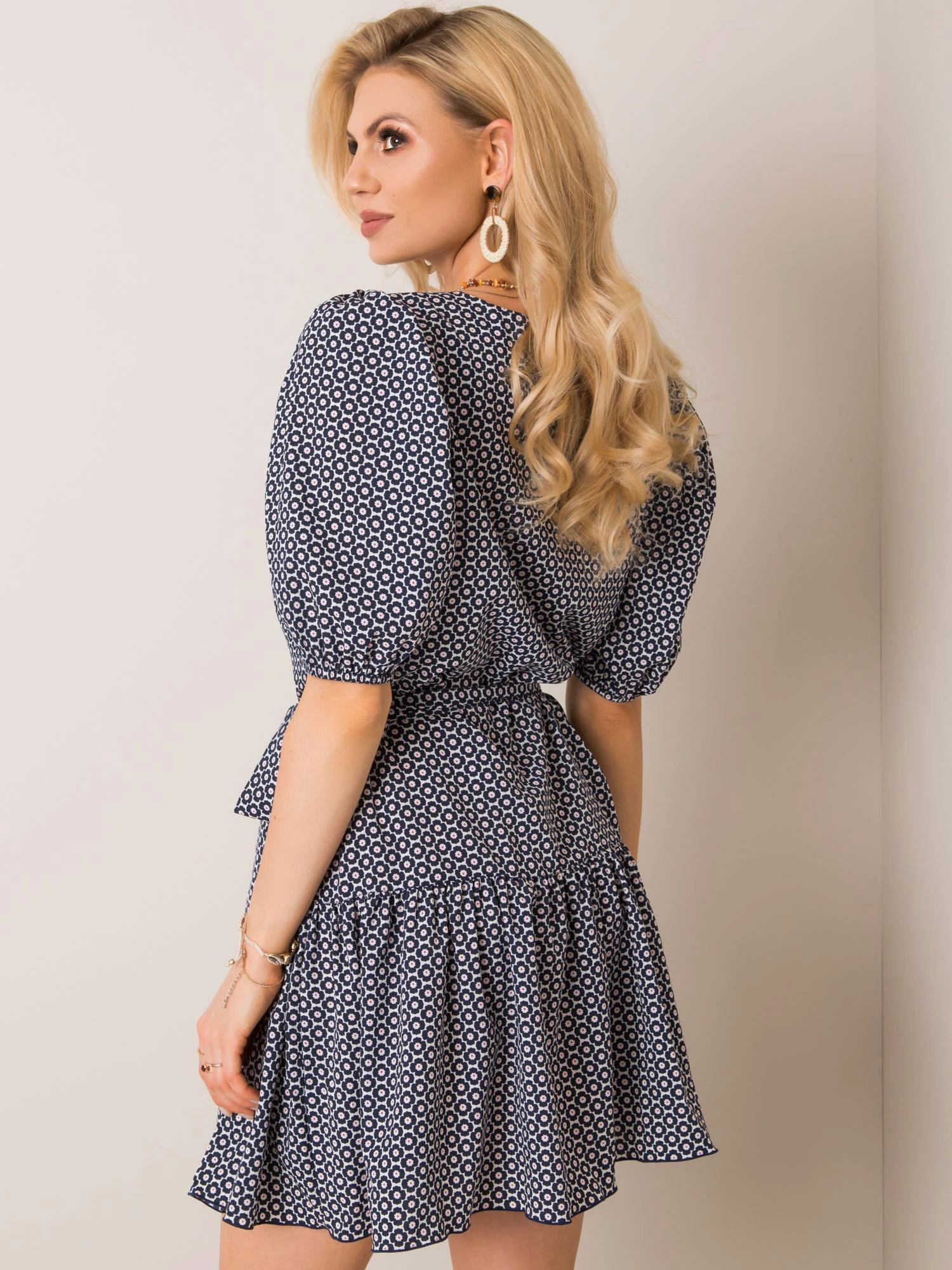 Lakerta Suknelė-LK-SK-508151.34P-navy mėlyna-raudona
