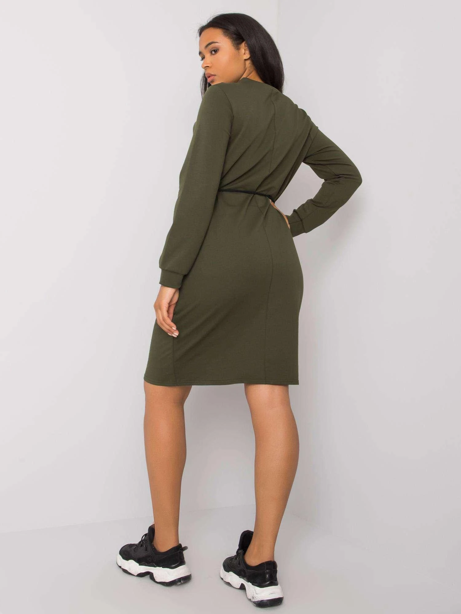 Lakerta Suknelė-LK-SK-508299.30-khaki