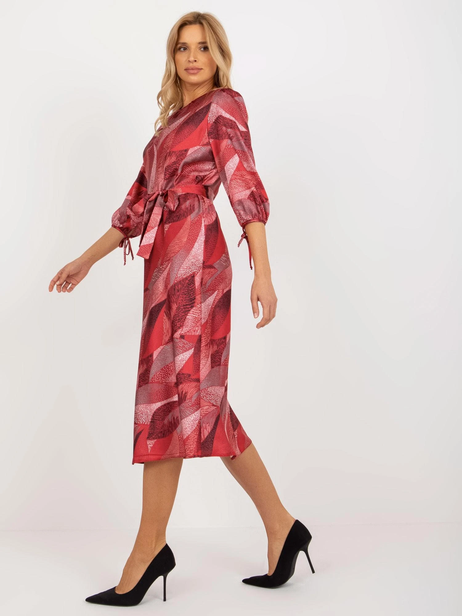 Lakerta Suknelė-LK-SK-509018.77-bordo