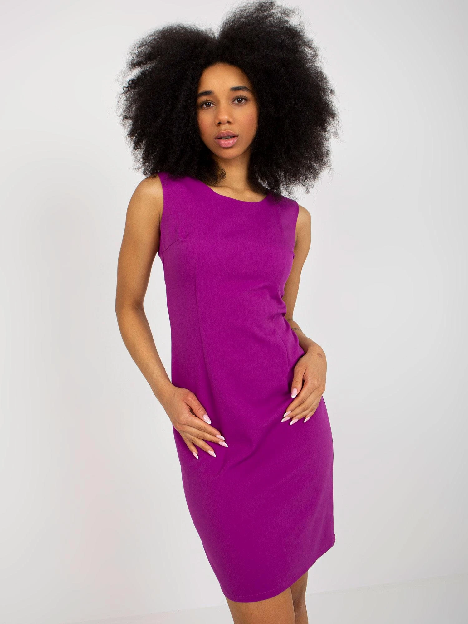 Lakerta Suknelė-LK-SK-509281.36X-violetinė