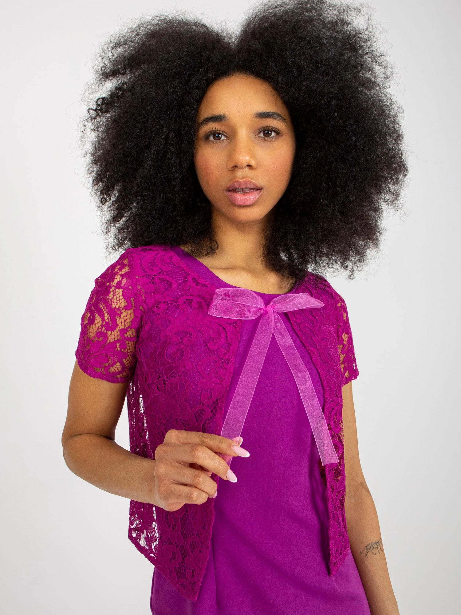 Lakerta Suknelė-LK-SK-509281.36X-violetinė