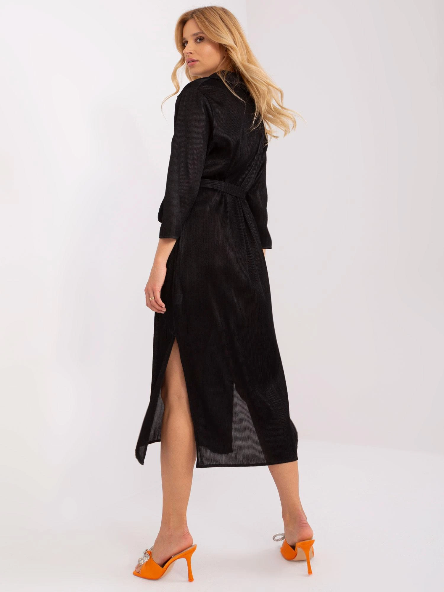 Lakerta Suknelė-LK-SK-509348.04-juoda