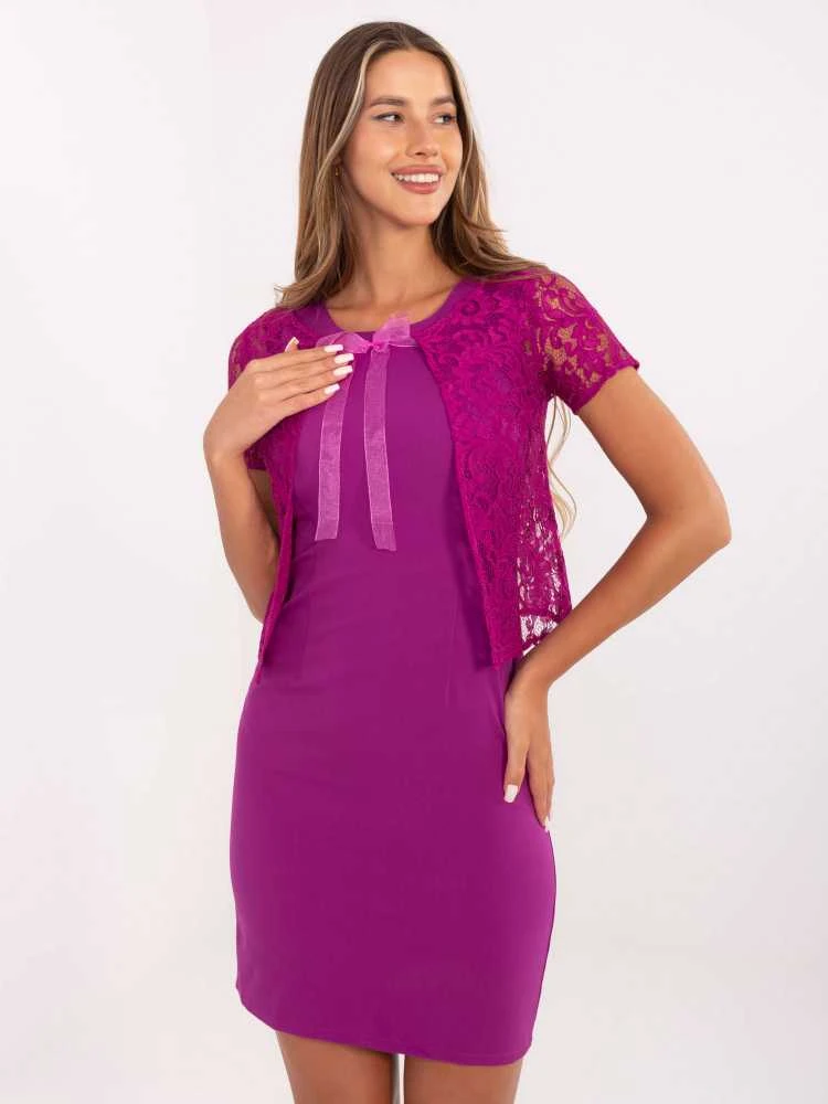 Lakerta Suknelė-LK-SK-509281.36X-violetinė