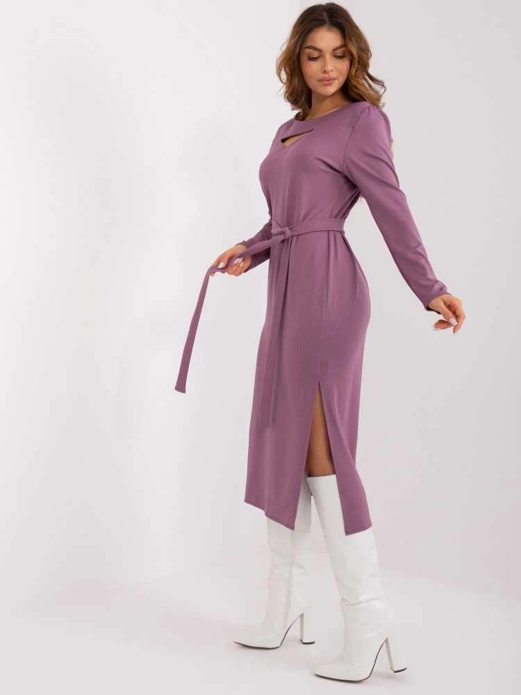 Lakerta Suknelė-LK-SK-509447.75P-violetinė
