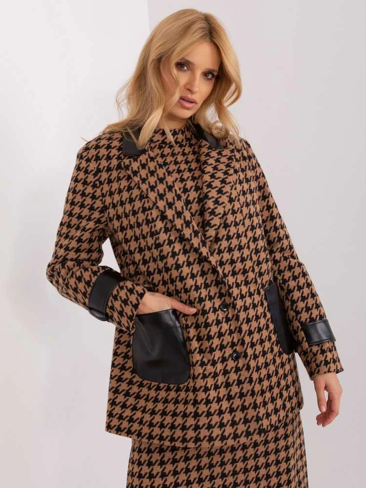 Lakerta Švarkas moterims -LK-MA-509511.99-juoda