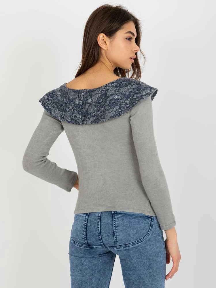 Lakerta Megztinis-LK-SW-506559-2,13-pilkas