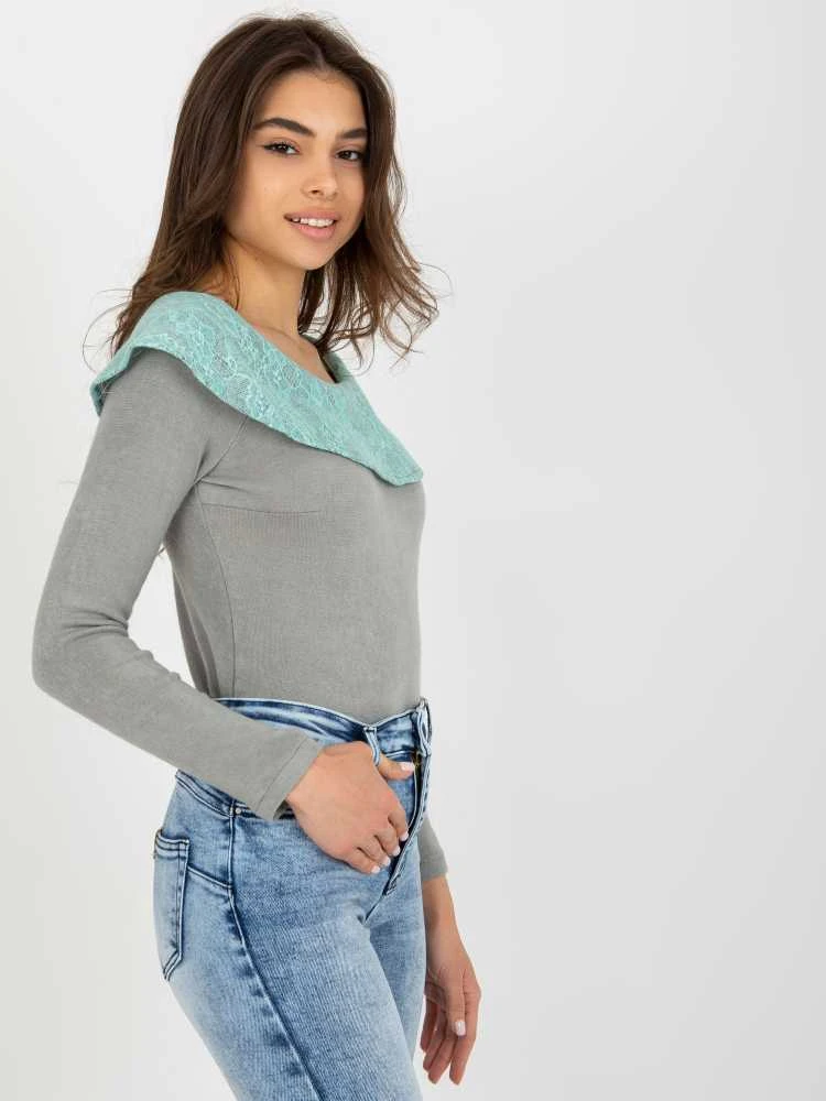 Lakerta Megztinis-LK-SW-506559-2,13-pilkas