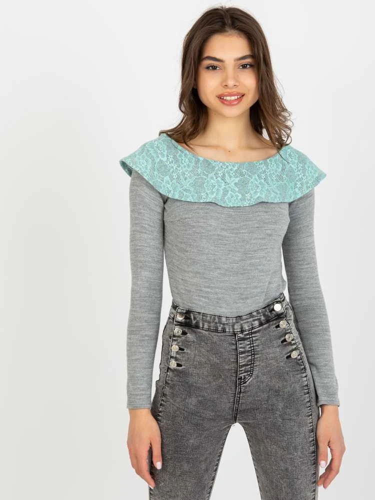 Lakerta Megztinis-LK-SW-506559-2,13-pilkas