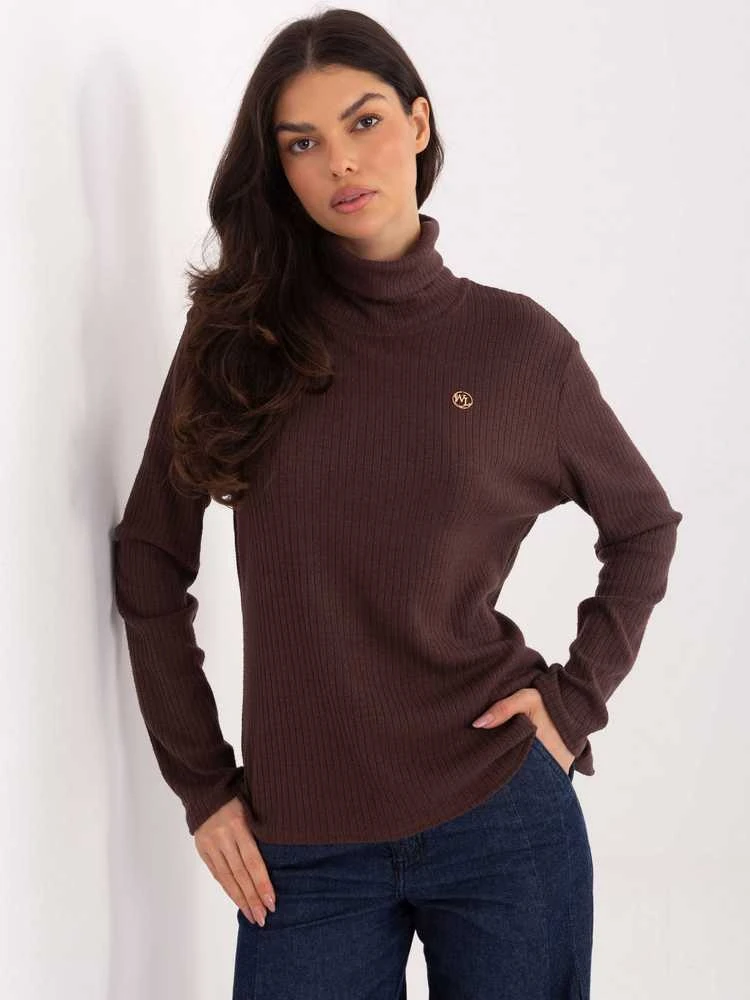 Lakerta Sweter-LK-SW-510184.01P-ruda