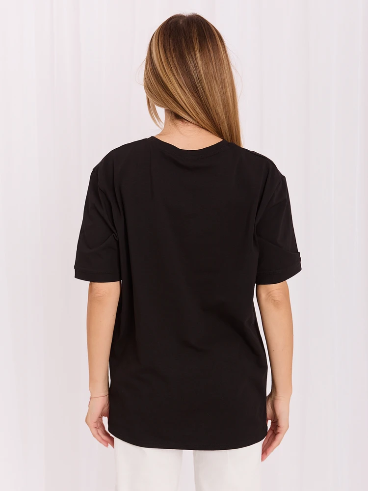 Lakerta T-shirt-LK-TS-510251.93-juoda