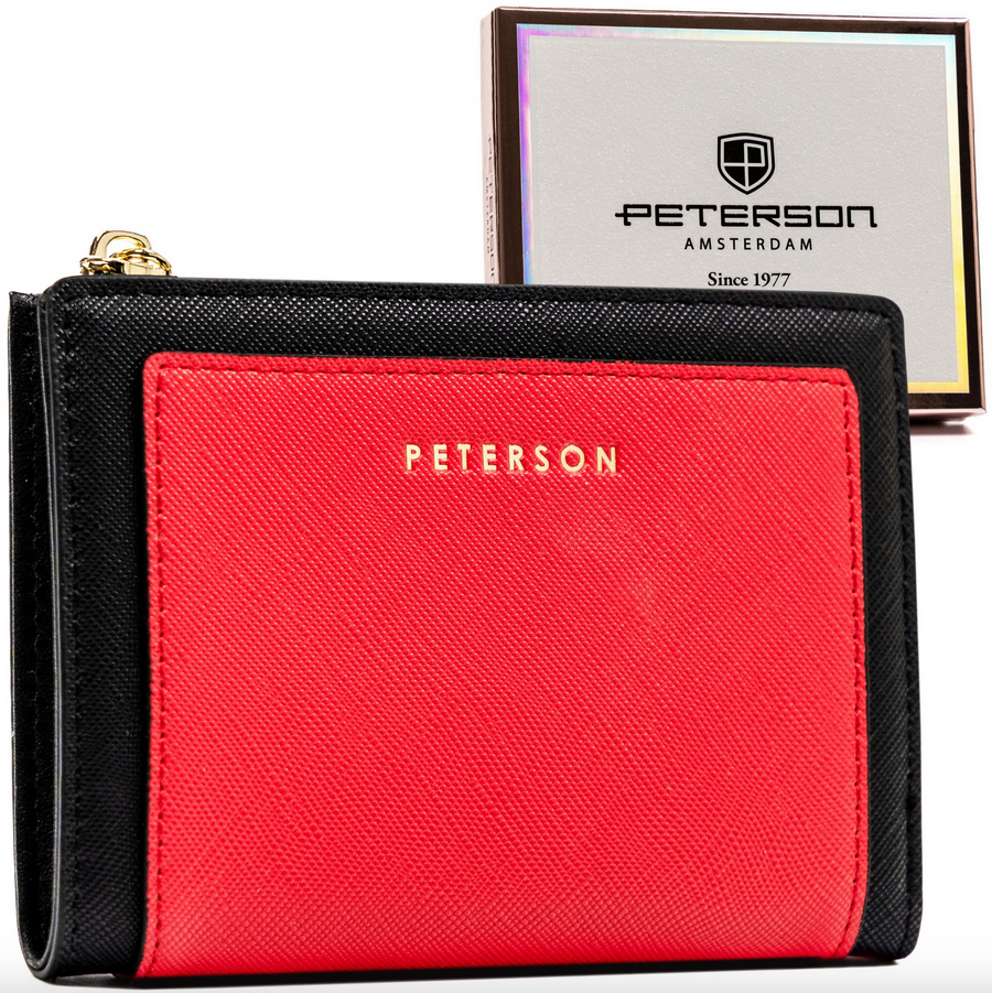 Odinė piniginė RFID PETERSON 003-SAF