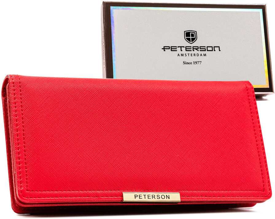Odinė piniginė RFID PETERSON PTN 005-SAF