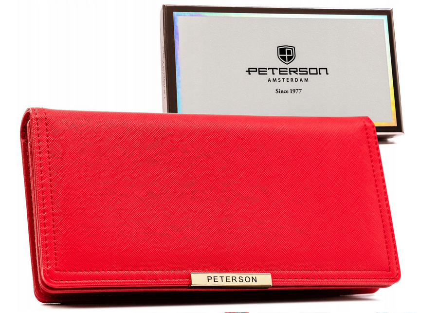 Odinė piniginė RFID PETERSON PTN 005-SAF