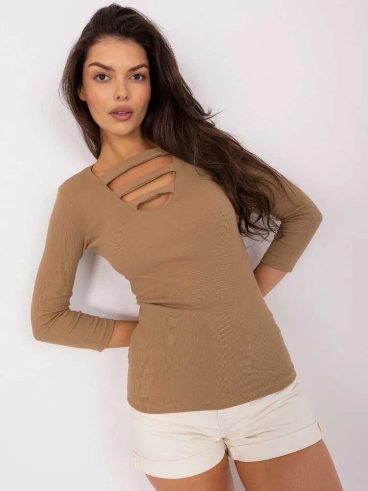 Lily Rose Palaidinė-EM-BZ-HS-21-520.49P-tamsiai smėlio spalvos
