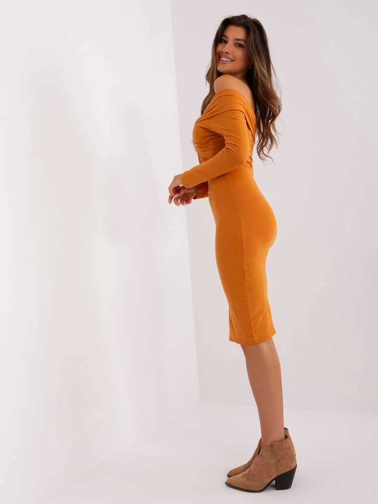 Lily Rose Suknelė-EM-SK-HW-20-315.57-šviesiai oranžinė