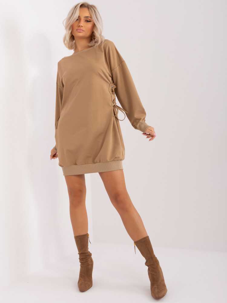 Lily Rose Tunika-EM-TU-HS-21-502.93-ciemny bezowy