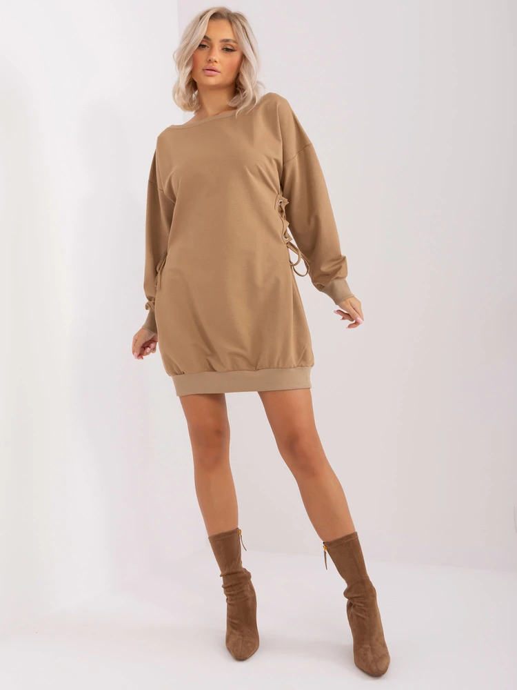 Lily Rose Tunika-EM-TU-HS-21-502.93-ciemny bezowy