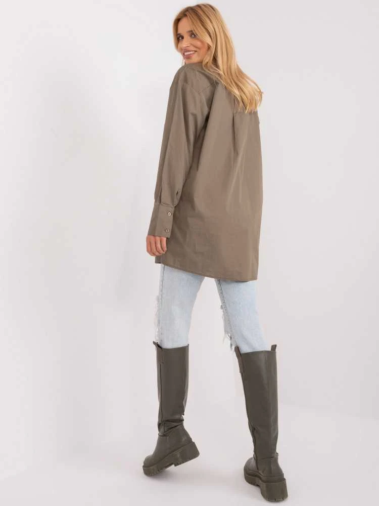 Lykoss Marškiniai-BA-KS-0378.60-khaki
