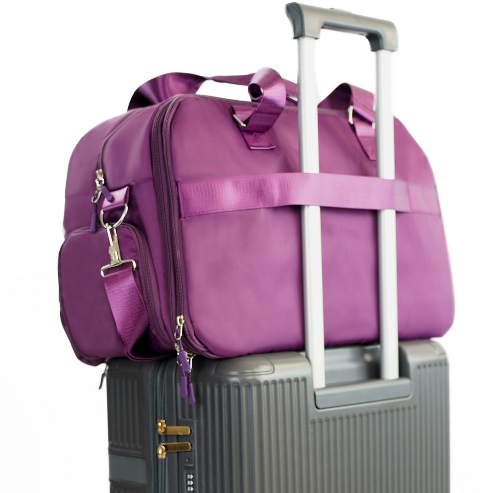 Materiałowa torba podróżna Solier SM04 VEA Violetinis