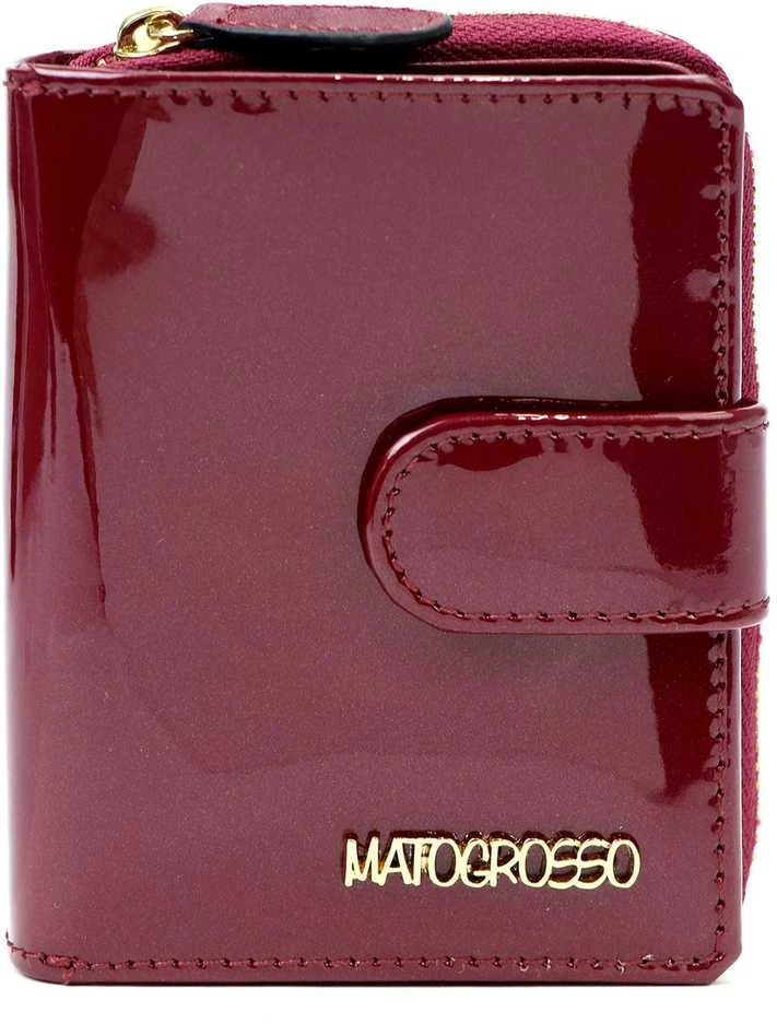 Natūralios odos moteriška piniginė Mato Grosso 0820-57 RFID – bordo