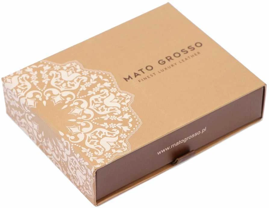 Natūralios odos moteriška piniginė Mato Grosso 0820-57 RFID – bordo
