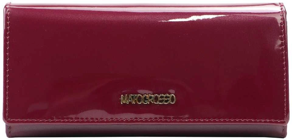 Natūralios odos moteriška piniginė Mato Grosso 0946-57 RFID – bordo
