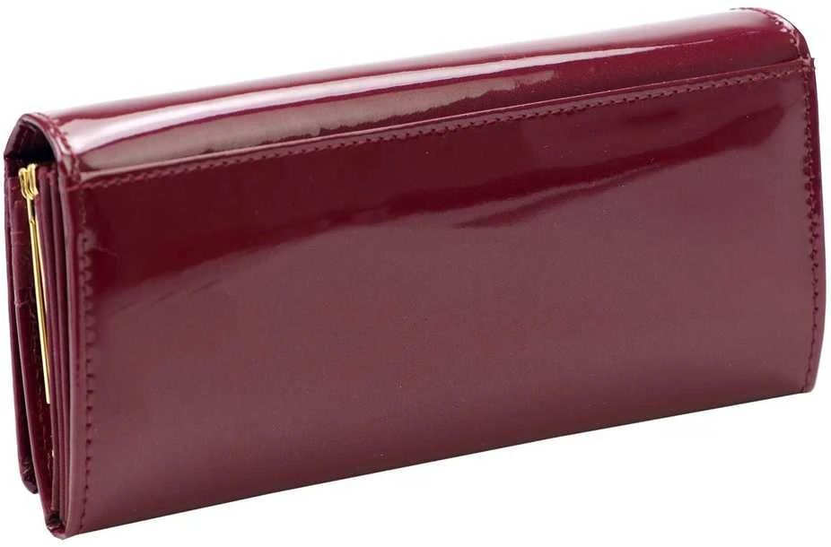 Natūralios odos moteriška piniginė Mato Grosso 0946-57 RFID – bordo