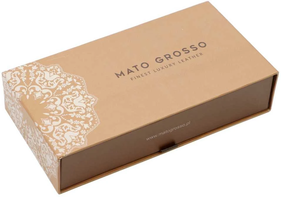 Natūralios odos moteriška piniginė Mato Grosso 0946-57 RFID – bordo