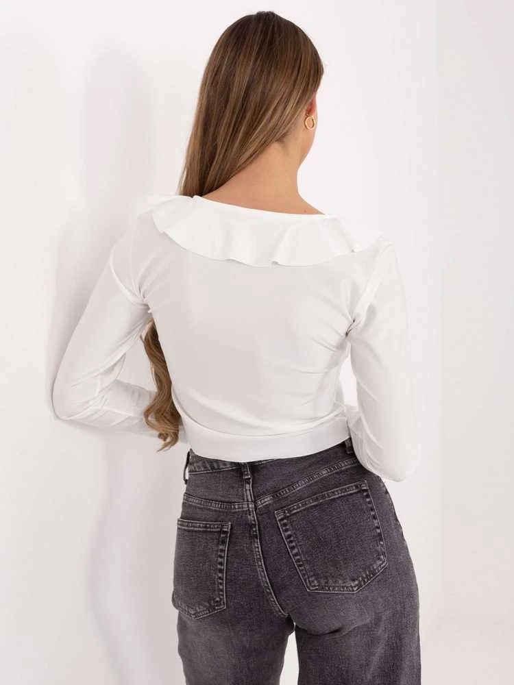 Moda Bluzka-IT-BZ-21837.00-ecru