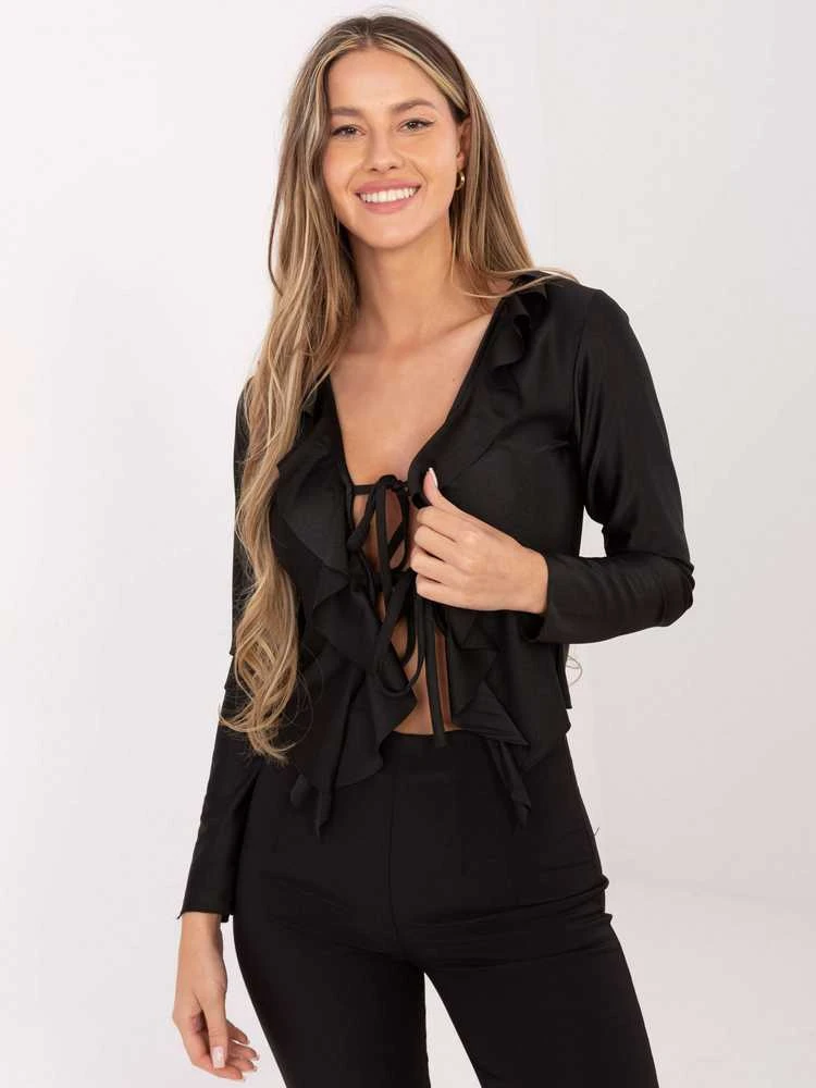 Moda Bluzka-IT-BZ-21837.00-juoda