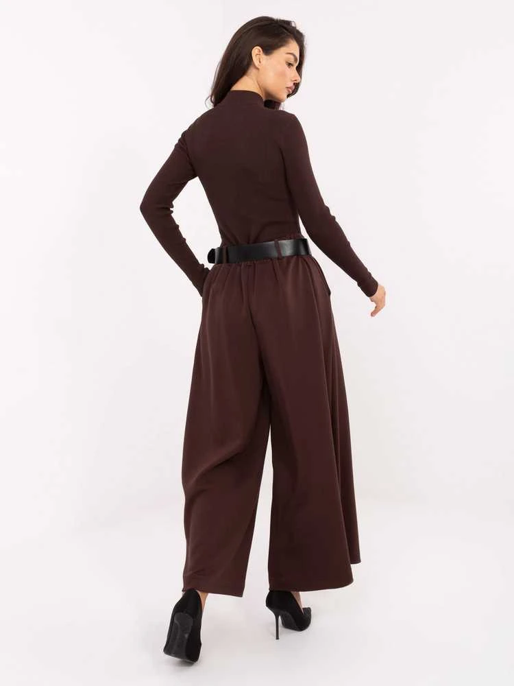 Moda Kelnės-IT-SP-17872.76-ruda